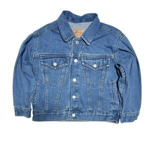 Faded Glory Toddler Boy Oversized Western Cut Jean Jacket Blue